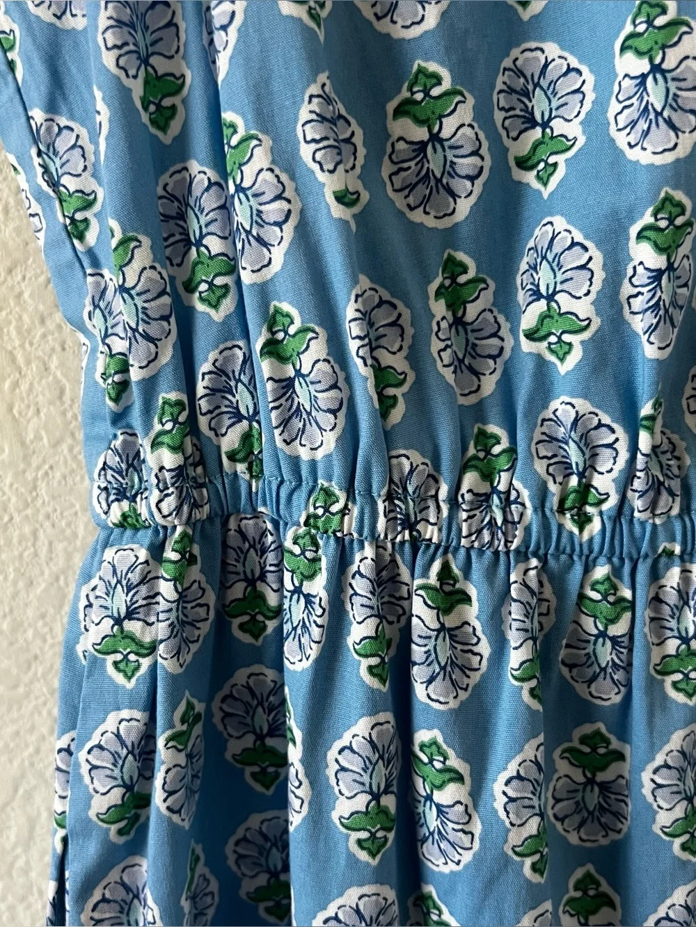 NWT J.Crew Willa Tiered Midi Dress Mountain Bluebird Floral Blue Size 8